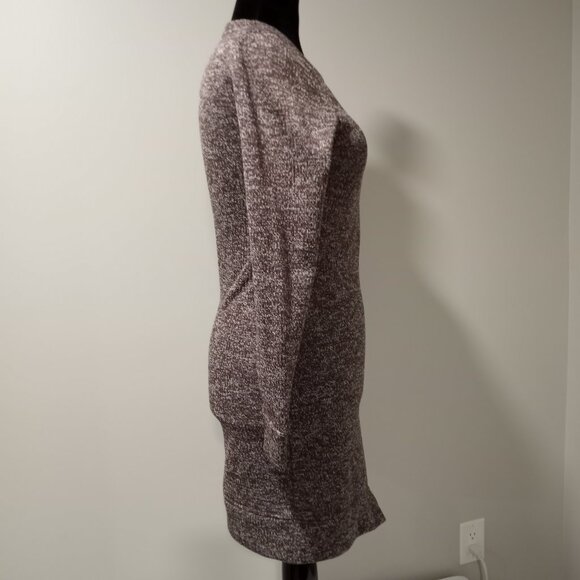 MAURICES SPECKLED PURPLE|WHITE SWEATER DRESS WOMEN S - Picture 10 of 10